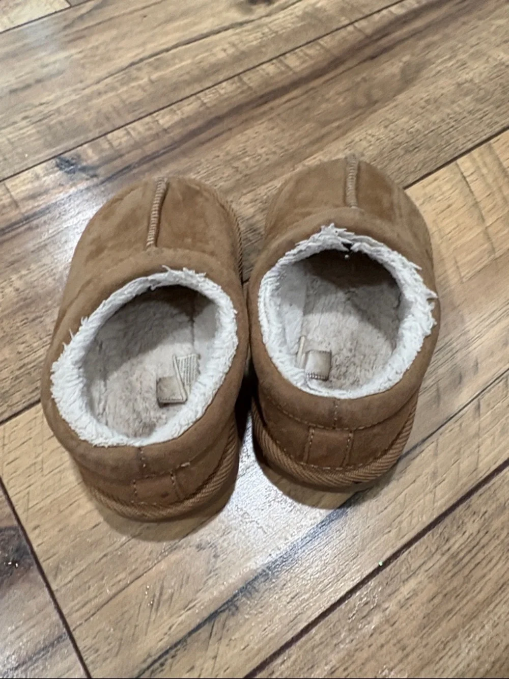 Cat & Jack Kids’ Tan Moccasin Slippers